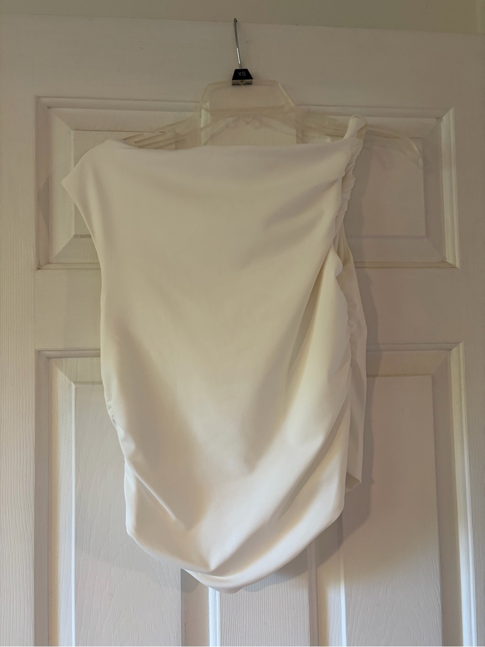 White Asymmetrical Shirt